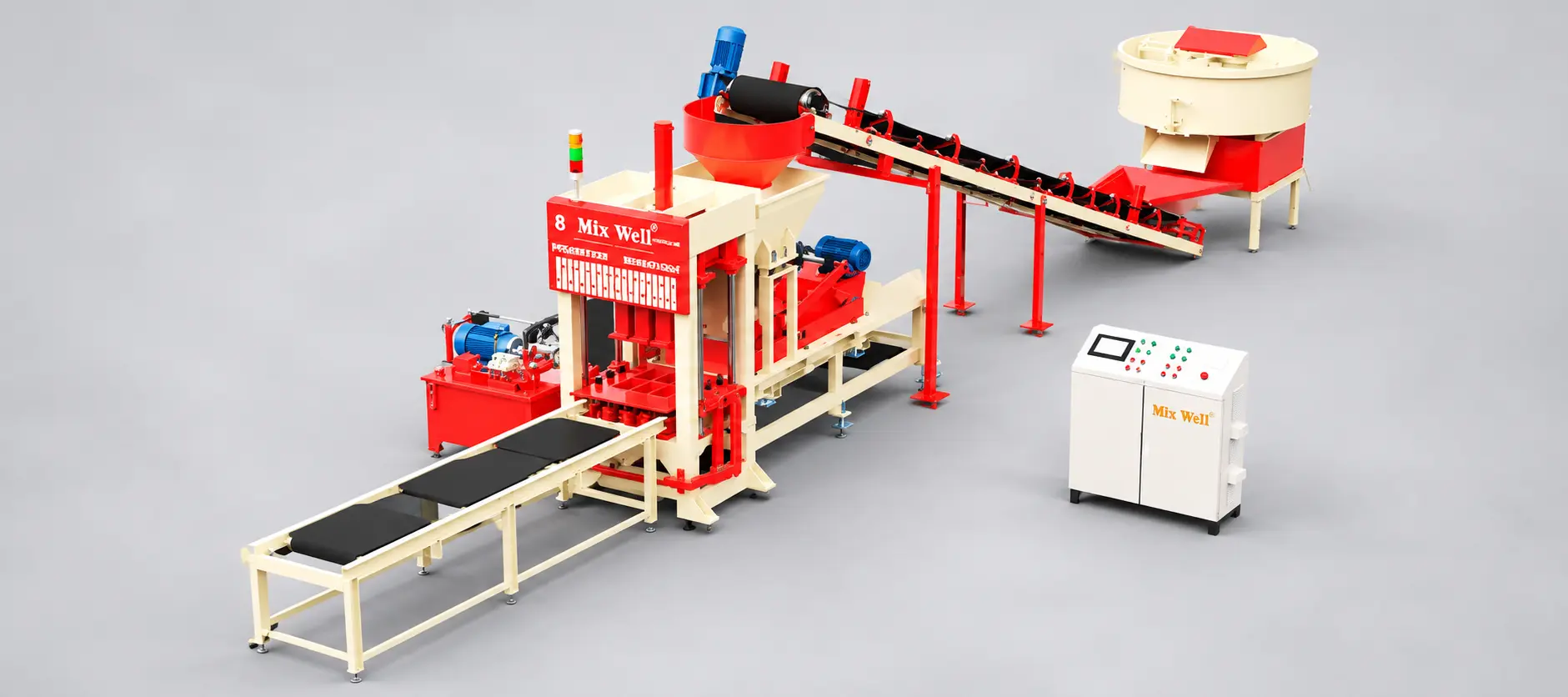 FAM-1440 Economic automatic fly ash brick making machine by Hardic Engineering