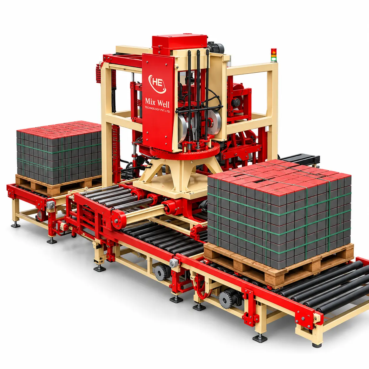 CUBER BRICK HANDLING SYSTEM