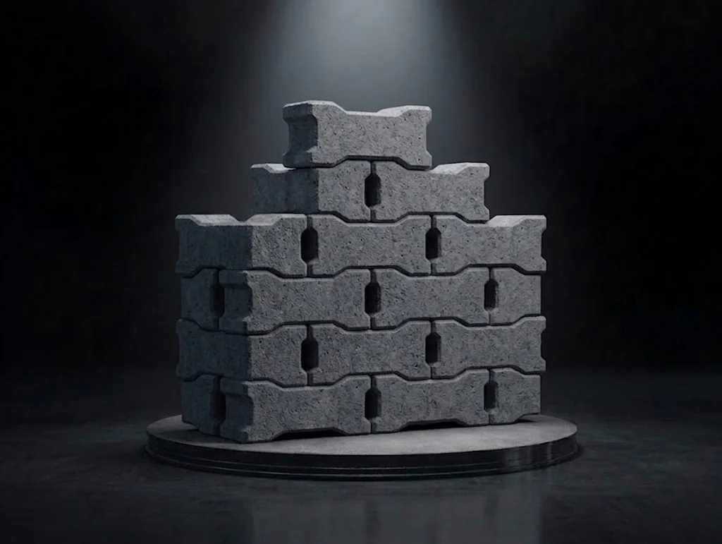 I shape concrete paver block for paving applications