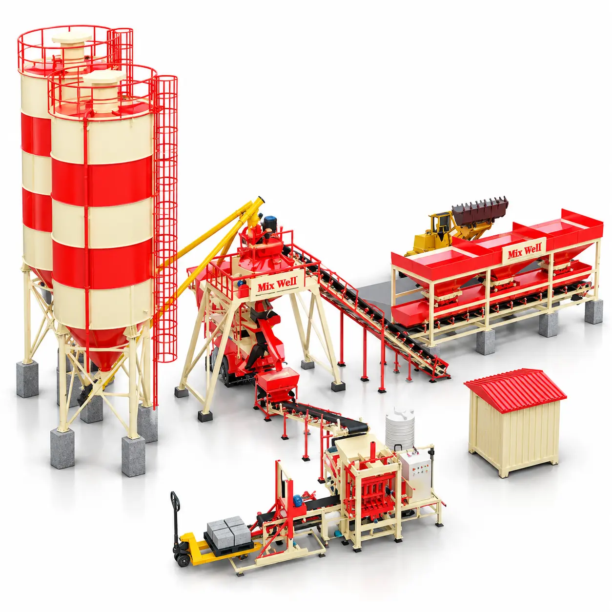 RMB 36 BLOCK MACHINE WITH RMC
