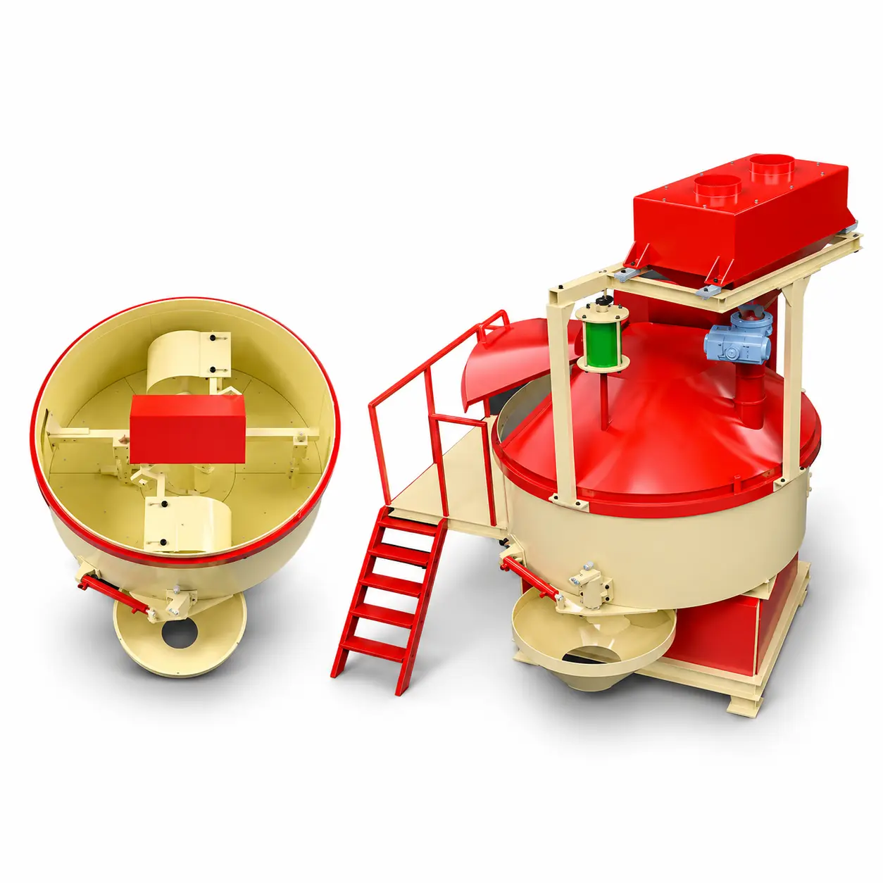 ROLLER TYPE PAN MIXER