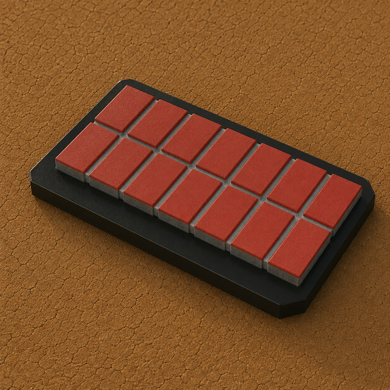 Brick paver produced by FAM 1440 Champion brick making machine
