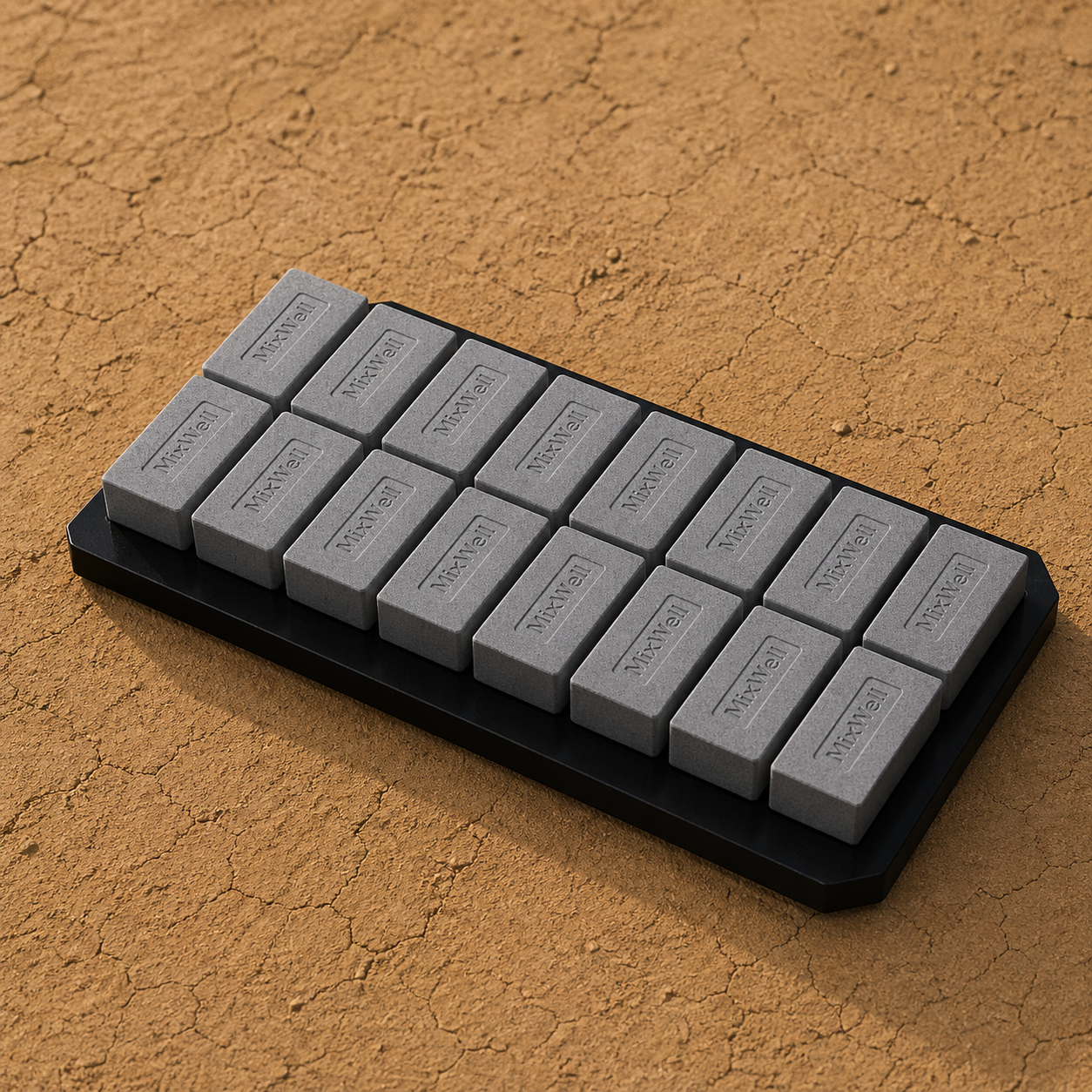 Standard fly ash brick size for FAM 1440 Champion production